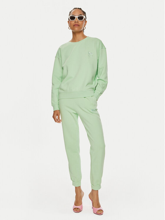 PINKO Pinko Majica dugih rukava Setup 101831 A21P Zelena Relaxed Fit