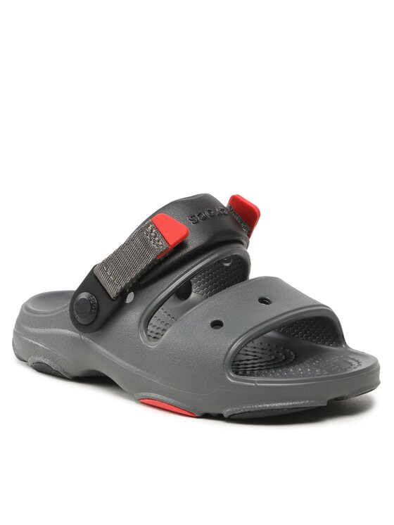 Crocs Crocs Sandały Classic All-Terrain Sandal Kids 207707 Szary