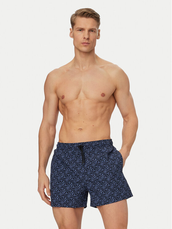 EA7 Emporio Armani EA7 Emporio Armani Pantaloni scurți pentru înot 7M001677 AF21249 MB461 Bleumarin Regular Fit