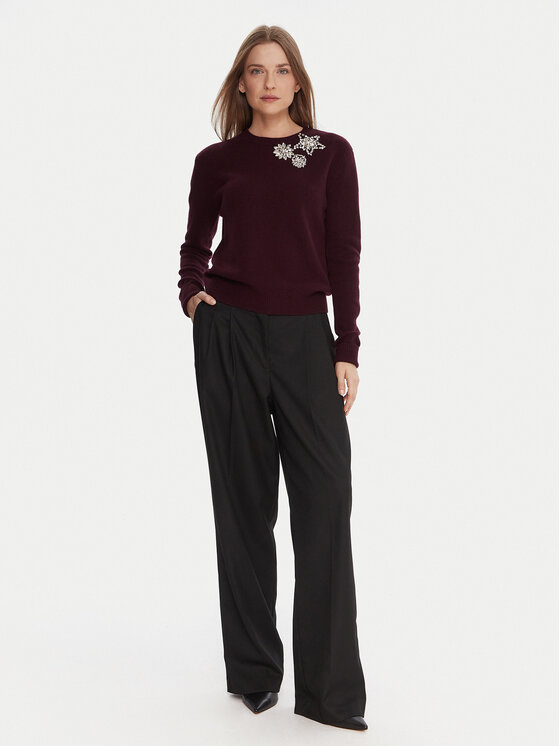 KAOS KAOS Maglione RI1KT022 Bordeaux Regular Fit