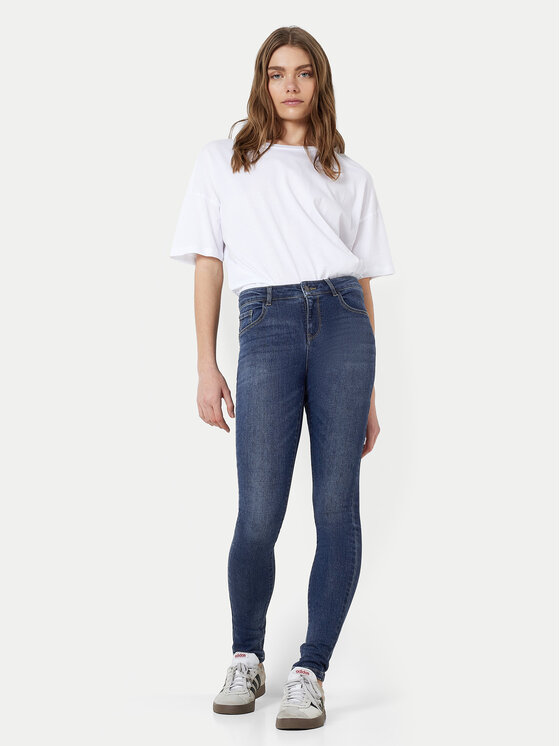 Noisy May Noisy May Jeans hlače Jen 27030580 Mornarsko modra Skinny Fit