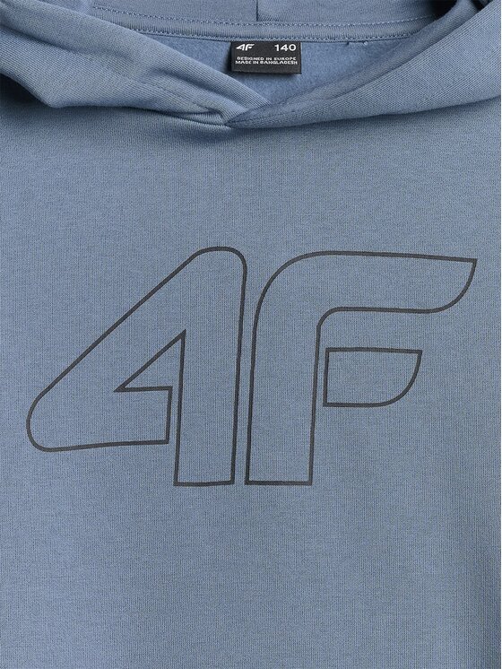 4F 4F Felpa 4FJRSS26TSWSM2748-32S Blu scuro Regular Fit
