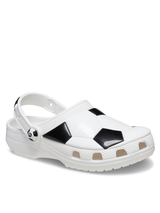 Crocs Crocs Šľapky Classic Soccer Ball Clog T 210023 Biela