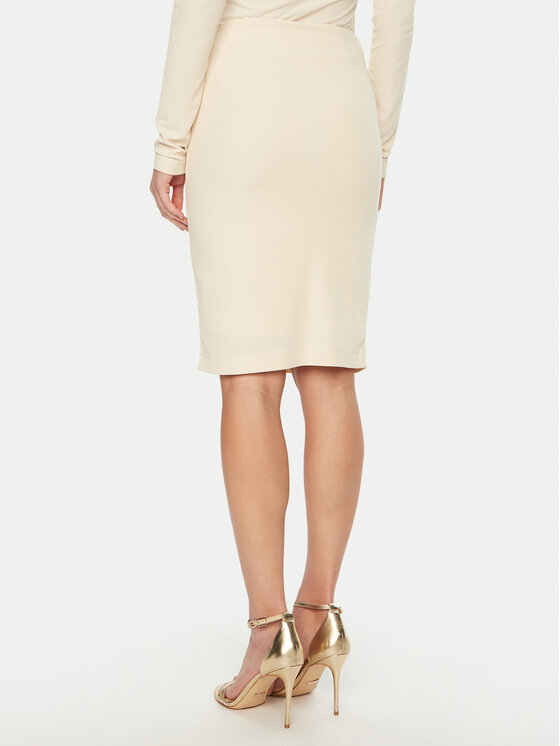 Guess Guess Fustă midi W5RD53 KAQL2 Bej Regular Fit