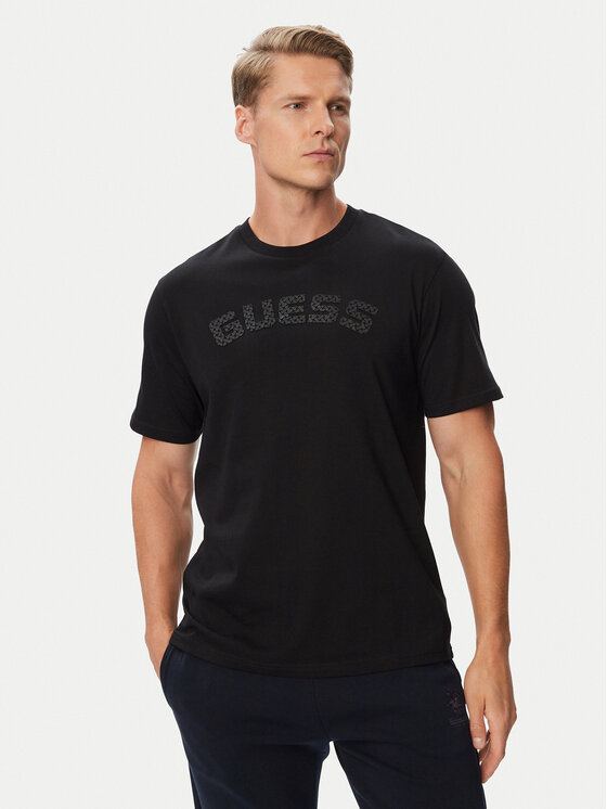 Guess Guess Marškinėliai Z6BI04 K6534 Juoda Regular Fit
