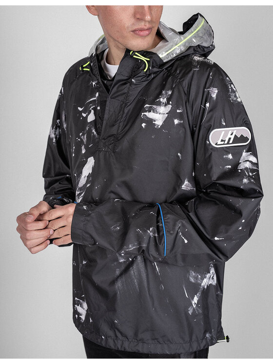 Les Hommes Les Hommes Μπουφάν μεταβατικό LHO357 258A | K Way Μαύρο Regular Fit