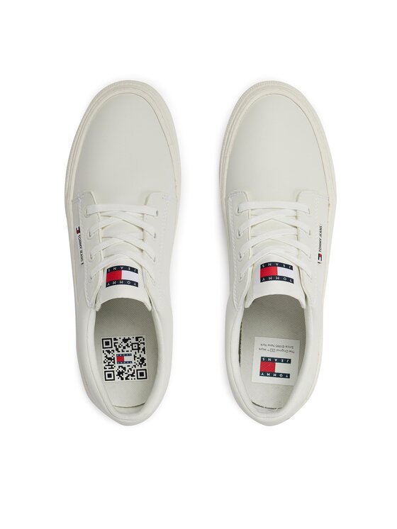 Tommy Jeans Tommy Jeans Tenisice Tjm Vulc. Skate Derby Ess EM0EM01400 Écru