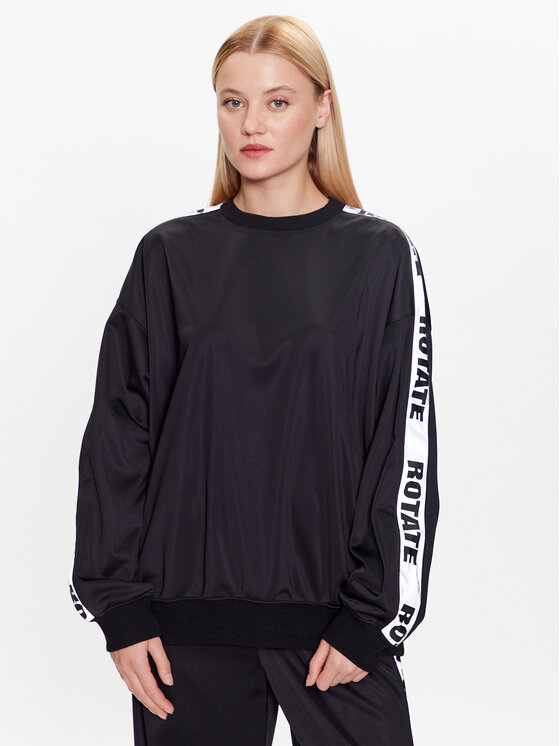 ROTATE ROTATE Sweatshirt Long 700162100 Schwarz Relaxed Fit