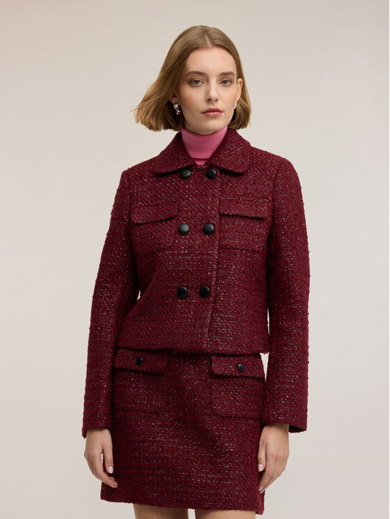 Motivi Motivi Giacca outdoor R187Q101093N0Z6 Bordeaux Regular Fit