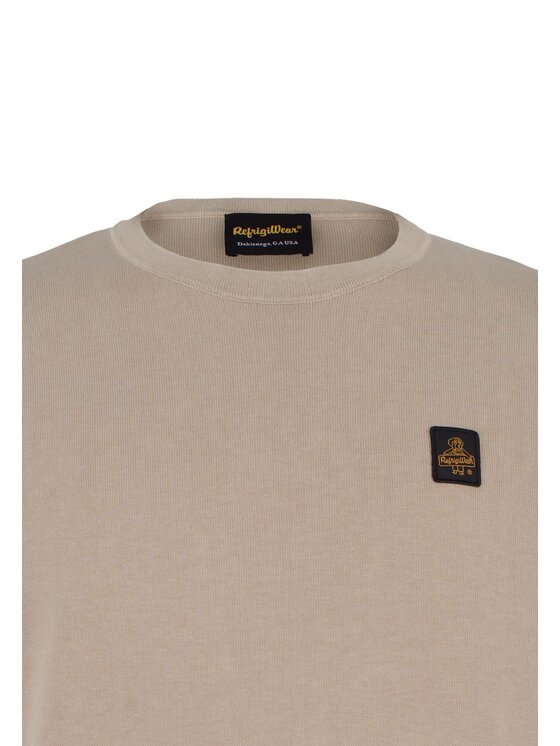 RefrigiWear RefrigiWear Maglione M34000-A00081 Beige Regular Fit