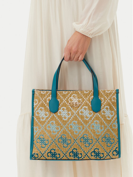 Guess Guess Дамска чанта HWSW86 65220 Електриков
