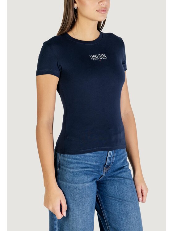 Tommy Jeans Tommy Jeans T-shirt DW0DW21841 Blu Casual Fit