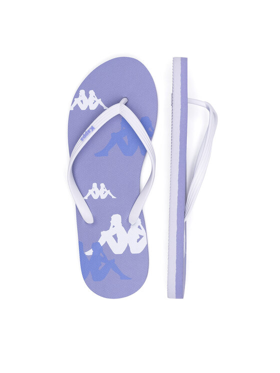 Damskie Japonki Kappa, Rozmiar 37, Kolorowe, 351C24W VIOLET LAVANDA - WHITE - VIOLET LAVANDER