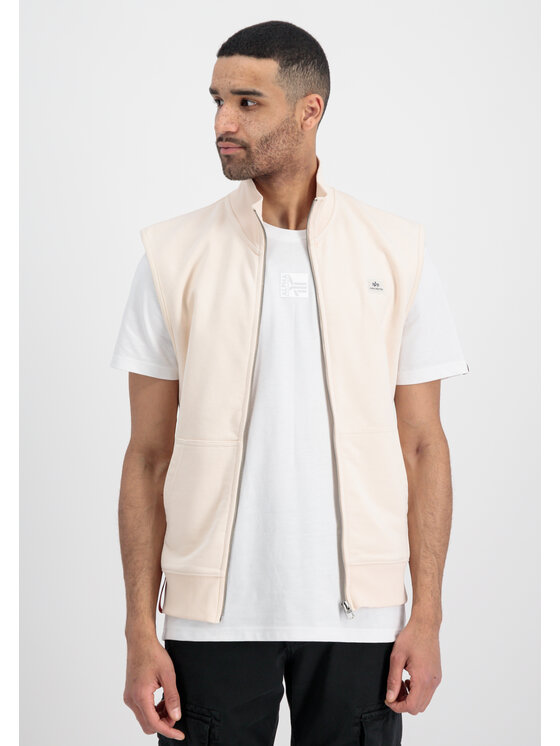 Alpha Industries Alpha Industries Kamizelka X-Fit Collar Vest Beżowy Regular Fit
