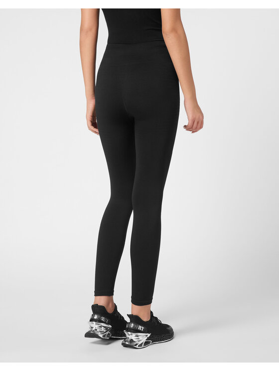 Plein Sport Plein Sport Legginsy 10185 Czarny Active Fit