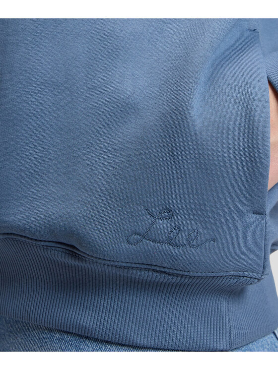 Lee Lee Bluza 112385688 Niebieski Relaxed Fit
