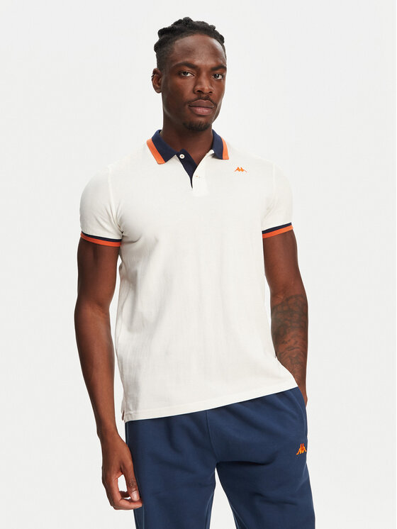 Robe di Kappa Męskie Polo, rozmiar XXL, Écru, Atsushi 611255W