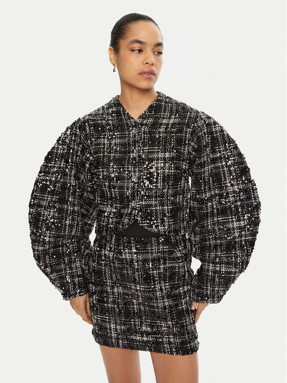 ROTATE ROTATE Преходно яке 113908 Черен Regular Fit