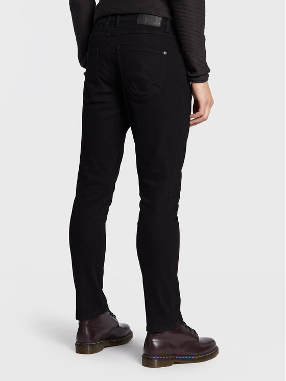 Solid Solid Jeansy 21104850 Czarny Slim Fit