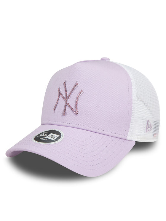 Șapcă New Era Mlb Rhinestone Trucker Nyy 60503566 Roz