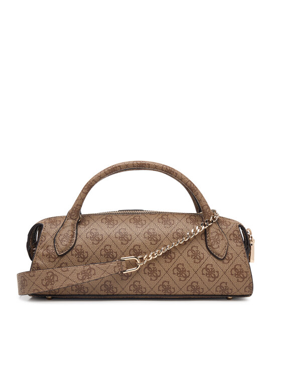Guess Guess Torebka Yvonne Logo Mini HWSG23 78760 Brązowy jasny