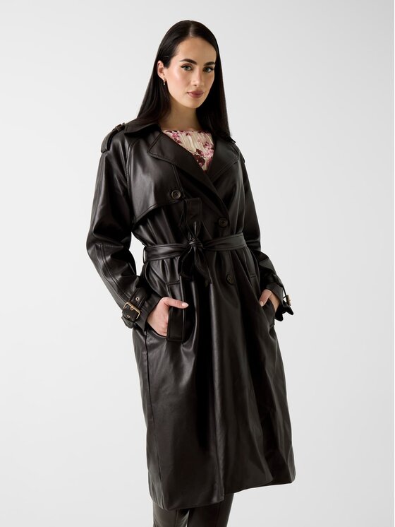 Guess Guess Kabát pro přechodné období 180580 Hnědá Classic Fit
