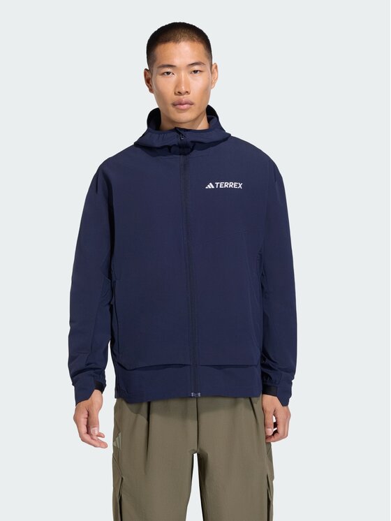 adidas adidas Kurtka outdoor Terrex Granatowy Regular Fit