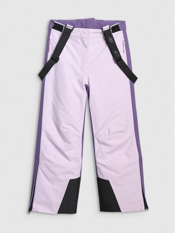 4F 4F Pantaloni da snowboard 4FJRAW25TFTRF1243-50S Viola Regular Fit