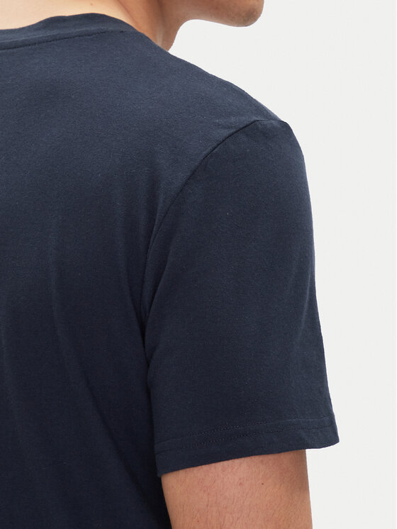 Mustang Mustang T-Shirt Austin 1016280 Σκούρο μπλε Regular Fit
