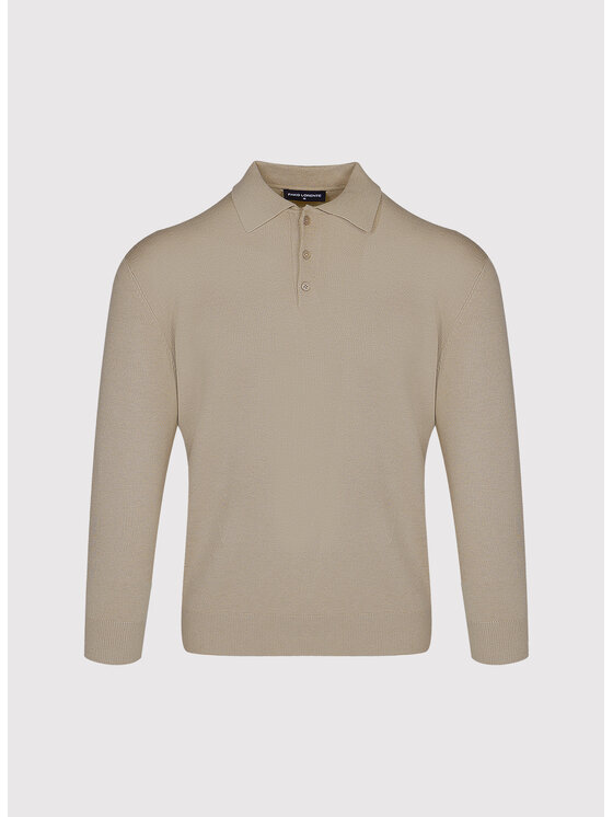 Pako Lorente Pako Lorente Sweter P26WF-2X-005 Beżowy Regular Fit