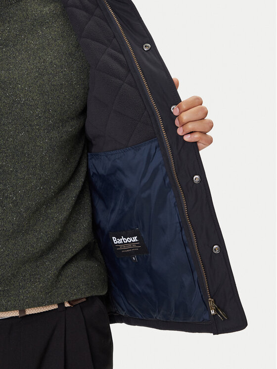 Barbour Barbour Prijelazna jakna Powell MQU0281NY71 Tamnoplava Slim Fit