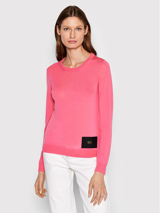N°21 N°21 Sweater 22I N2M0 A034 9000 Rózsaszín Regular Fit