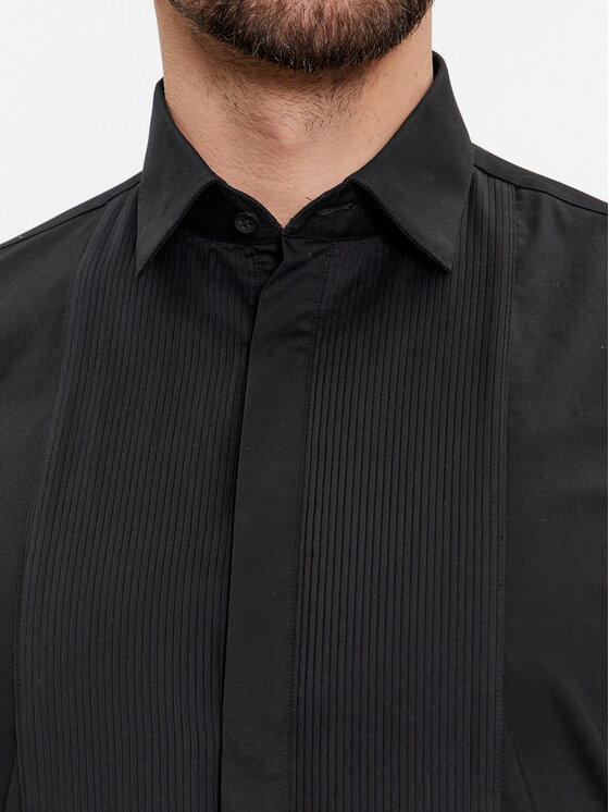 Calvin Klein Calvin Klein Košulja Evening K10K112092 Crna Slim Fit
