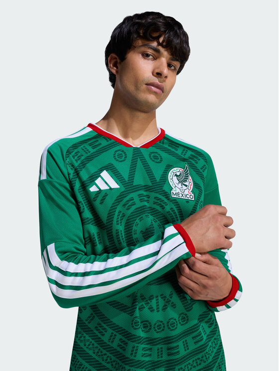 adidas adidas Koszulka techniczna Meksyk Zielony Slim Fit