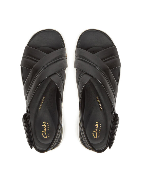 Clarks Clarks Sandały Tuscan Cross 26182233 Czarny