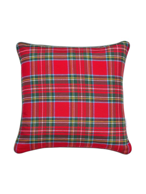 Roseberry Home Roseberry Home Poszewka dekoracyjna Red Tartan Czerwony