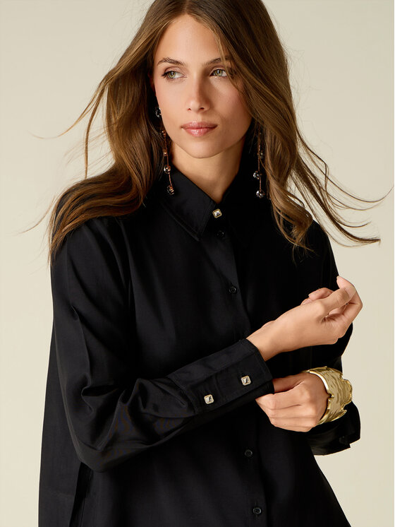 Oltre Oltre Camicia 5112R003250N033 Nero Regular Fit