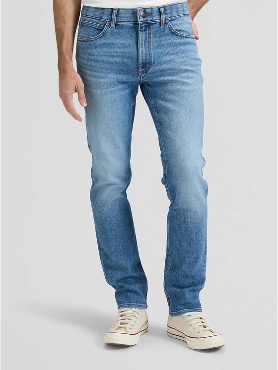 Lee Lee Jeansy RIDER Niebieski Slim Fit