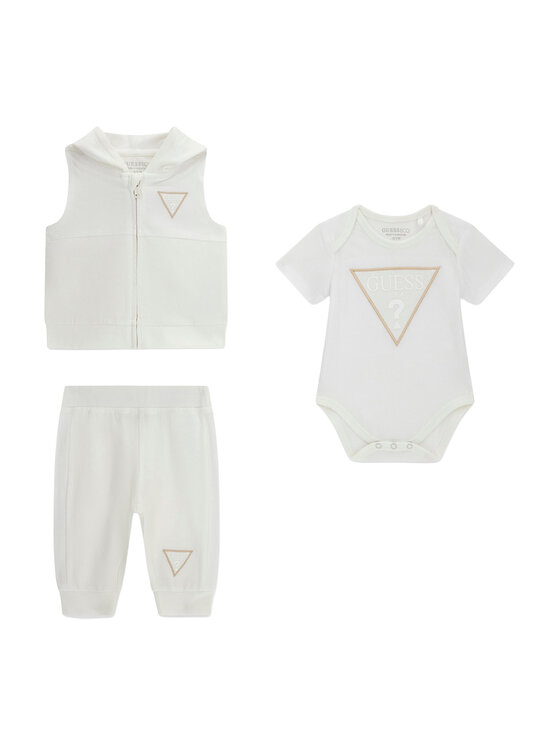 Guess Guess Kinderset H6GW04 K6YW1 Écru Regular Fit