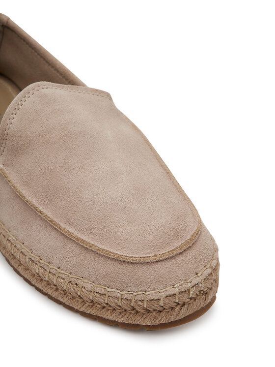 Tommy Hilfiger Tommy Hilfiger Espadrilės Hilfiger Flex Espa Suede Loafer FM0FM05392 Smėlio
