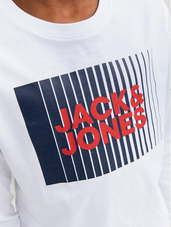 Jack&Jones Junior Jack&Jones Junior Μπλουζάκι 12244209 Λευκό Regular Fit