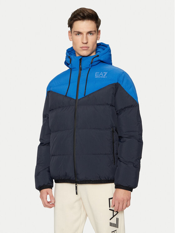 Kurtka zimowa EA7 Emporio Armani, Rozmiar S, Granatowa, 6DPB30 PNDOZ 1562