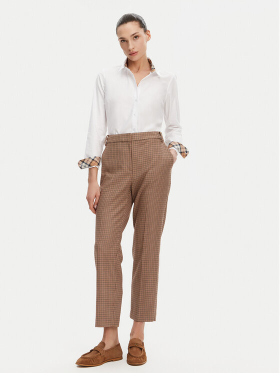Barbour Barbour Košulja Derwent LSH1409WH33 Bijela Regular Fit