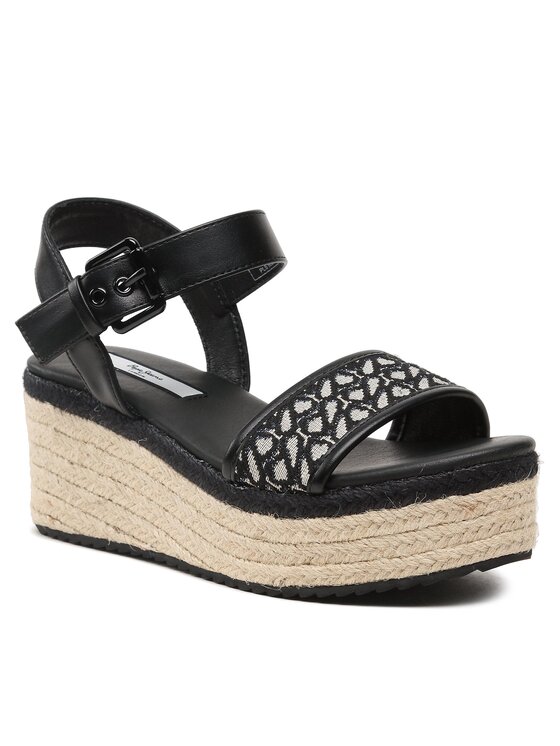 Pepe Jeans Pepe Jeans Espadrile Witney Jacquard PLS90594 Crna
