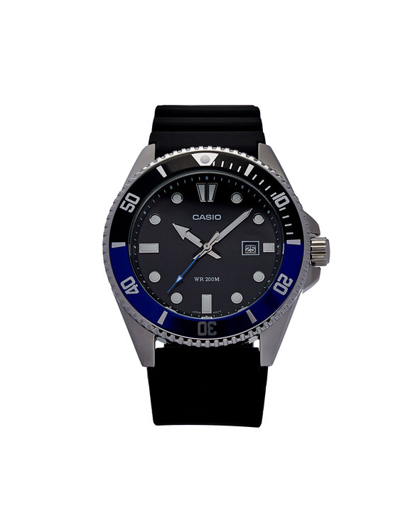 Casio Casio Zegarek Duro Diver MDV-107-1A2VEF Czarny