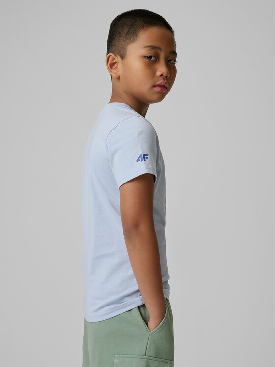 4F 4F T-Shirt COMMUNITY SPORTS Niebieski jasny Regular Fit