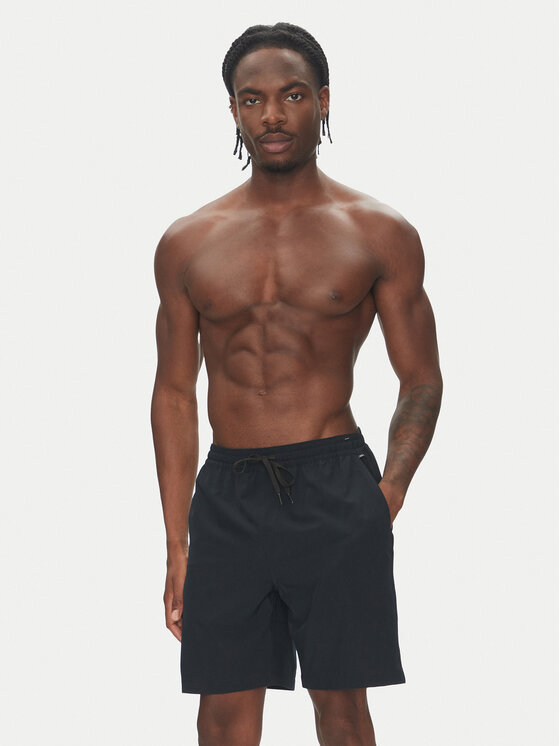Quiksilver Quiksilver Pantaloni scurți pentru înot Taxer Amphibian 18 EQYHY03883 Negru Regular Fit