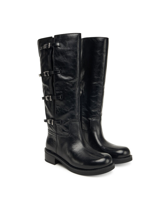 MICHAEL Michael Kors MICHAEL Michael Kors Kozaki Darrington 40F5DTFB6L Czarny