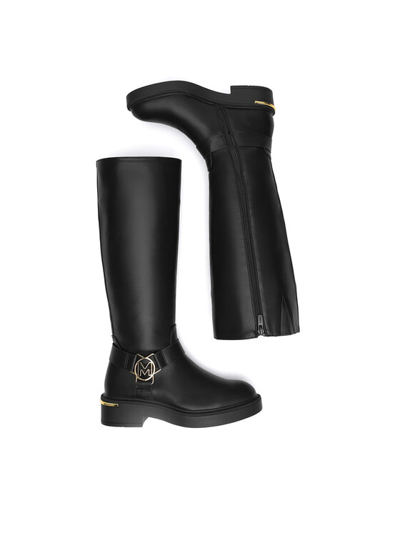 MEXX MEXX Kozačky ve vojenském stylu MI001804743W Černá
