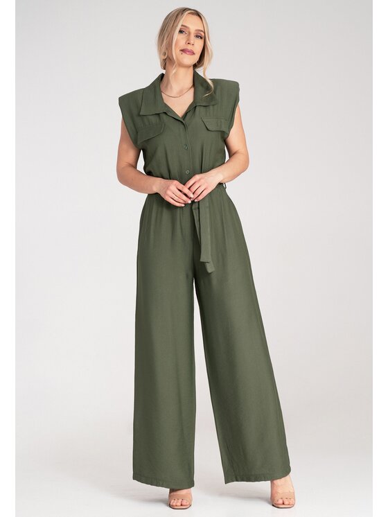 FIGL FIGL Overal M1176 Zelená Regular Fit